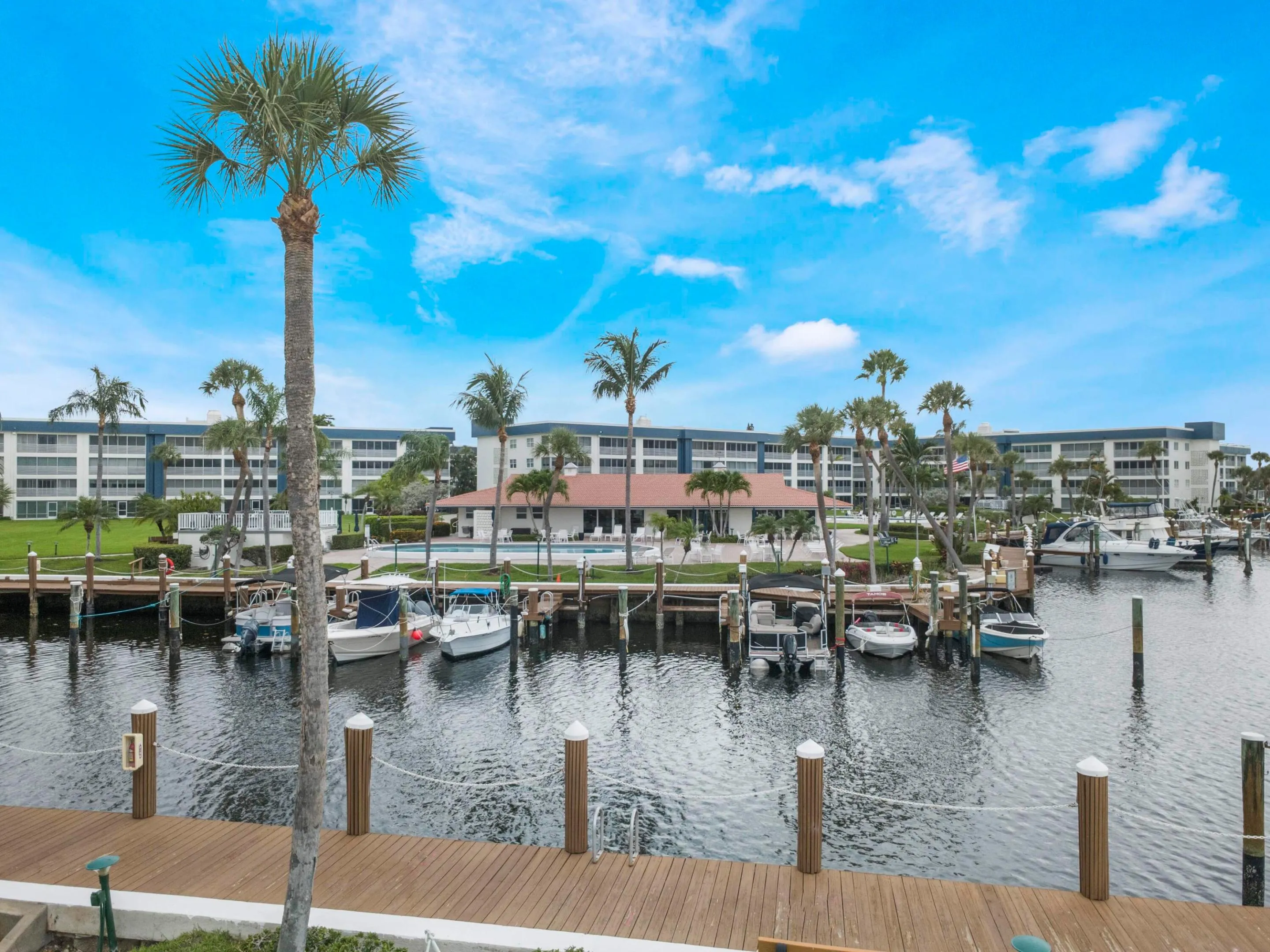 Private marina with dedicated dock space. An exclusive retreat for boaters