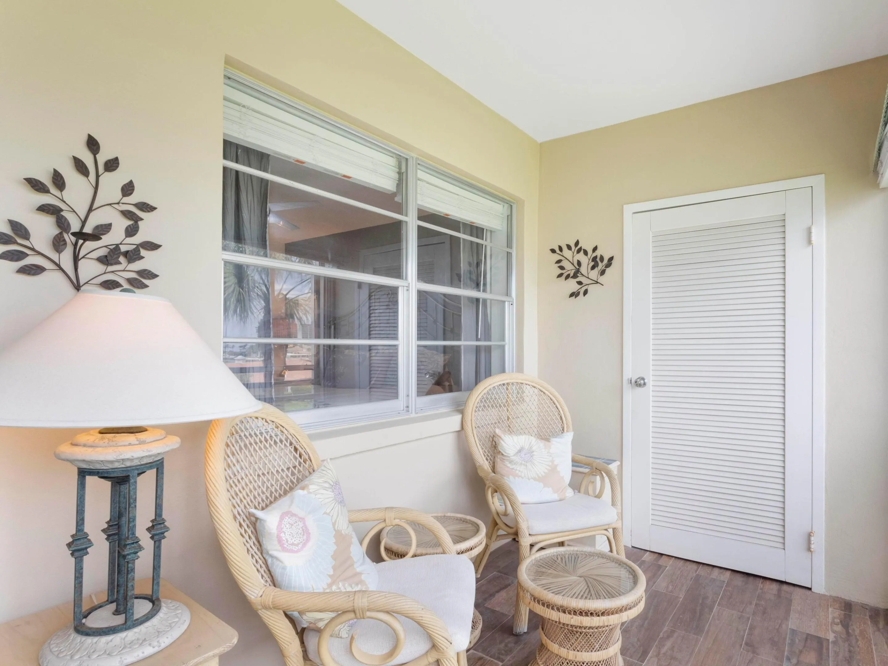 Additional storage on balcony
