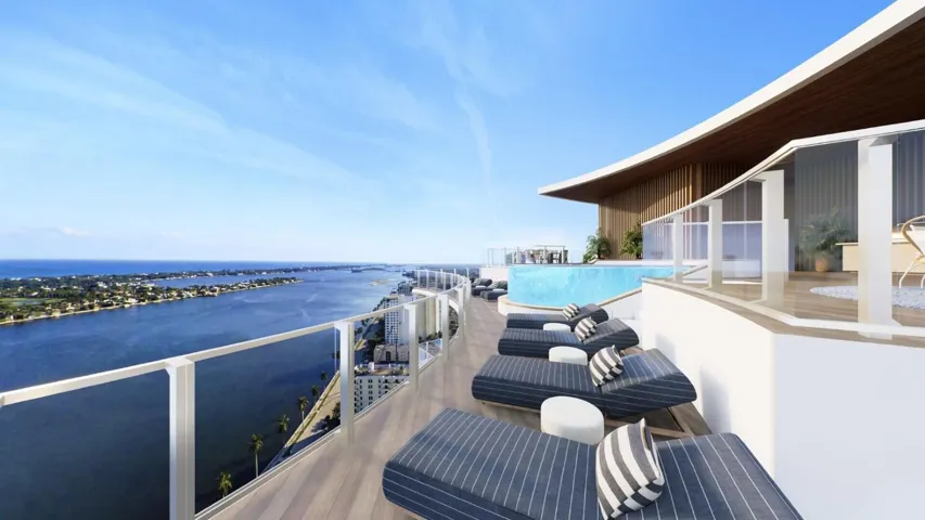 Pool Balcony Rendering