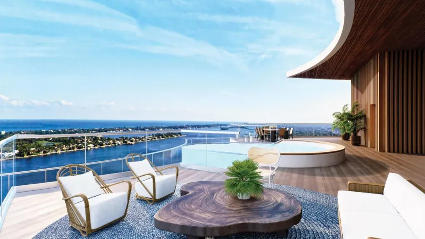 Pool Balcony Rendering