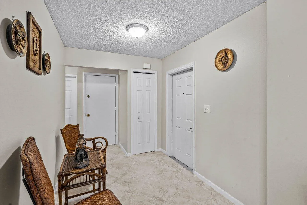 All diagonal tile flooring