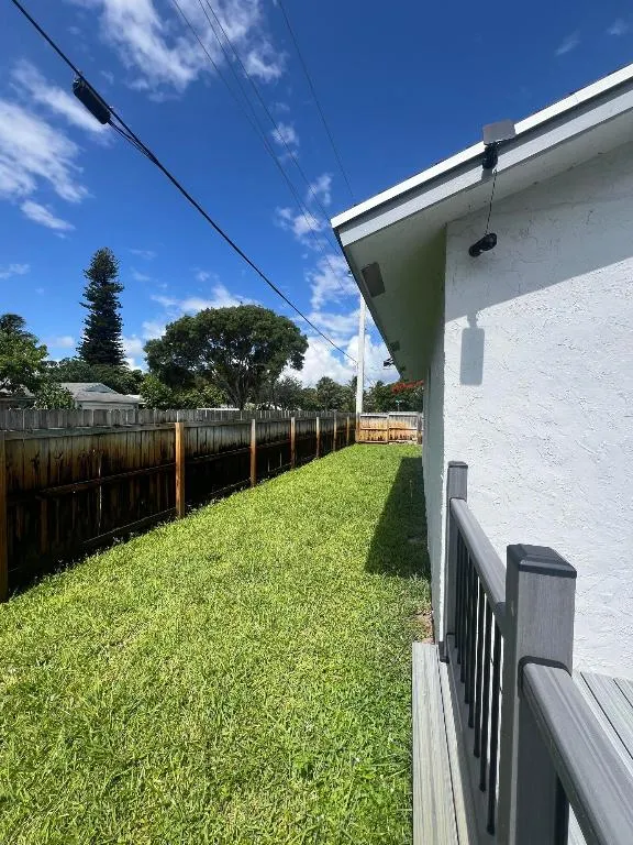 Fenced in Yard