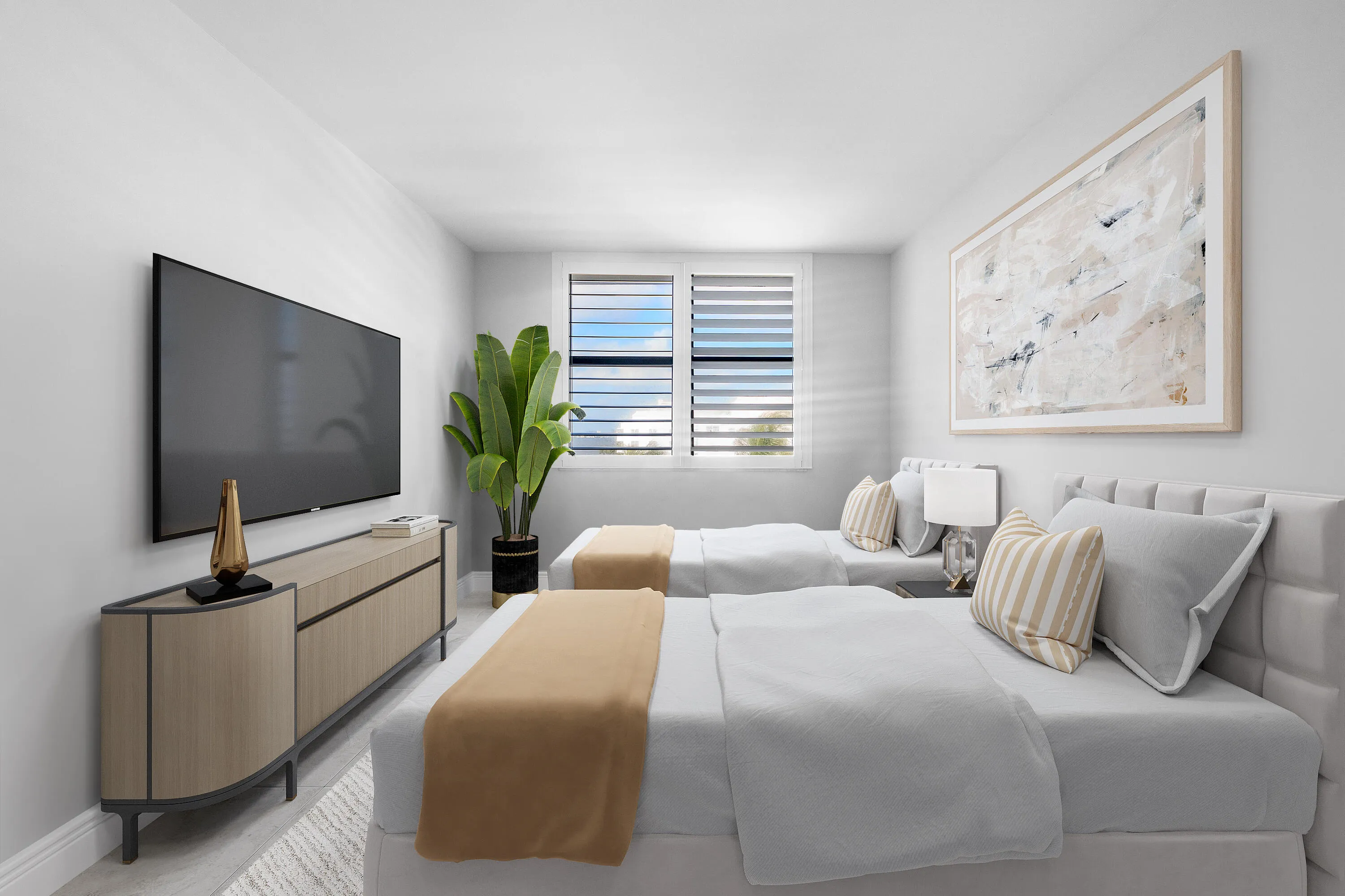 bedroom 3 staged
