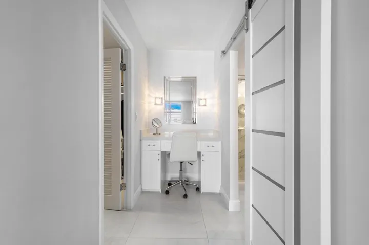 dressing area