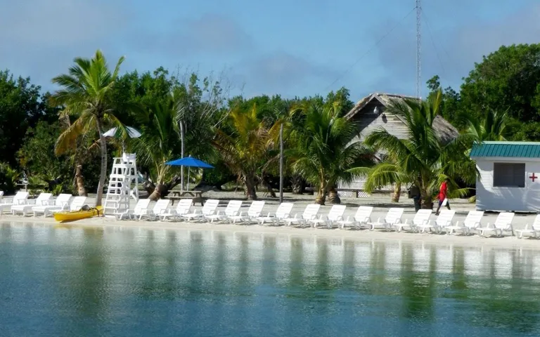 Beach, Day Resort Lounging & Lifeguard Area.