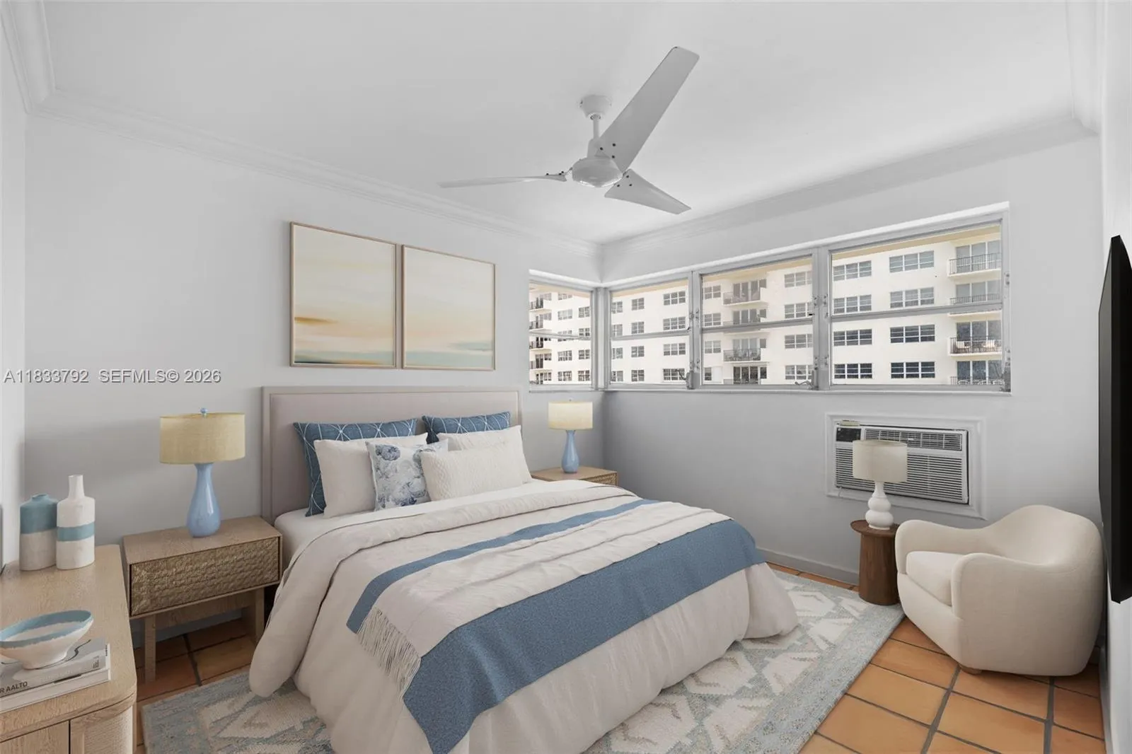 Virtual Staged Bedroom