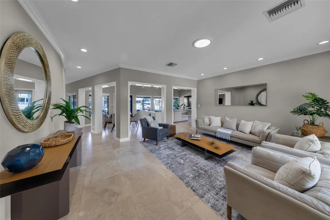 Open floor living area