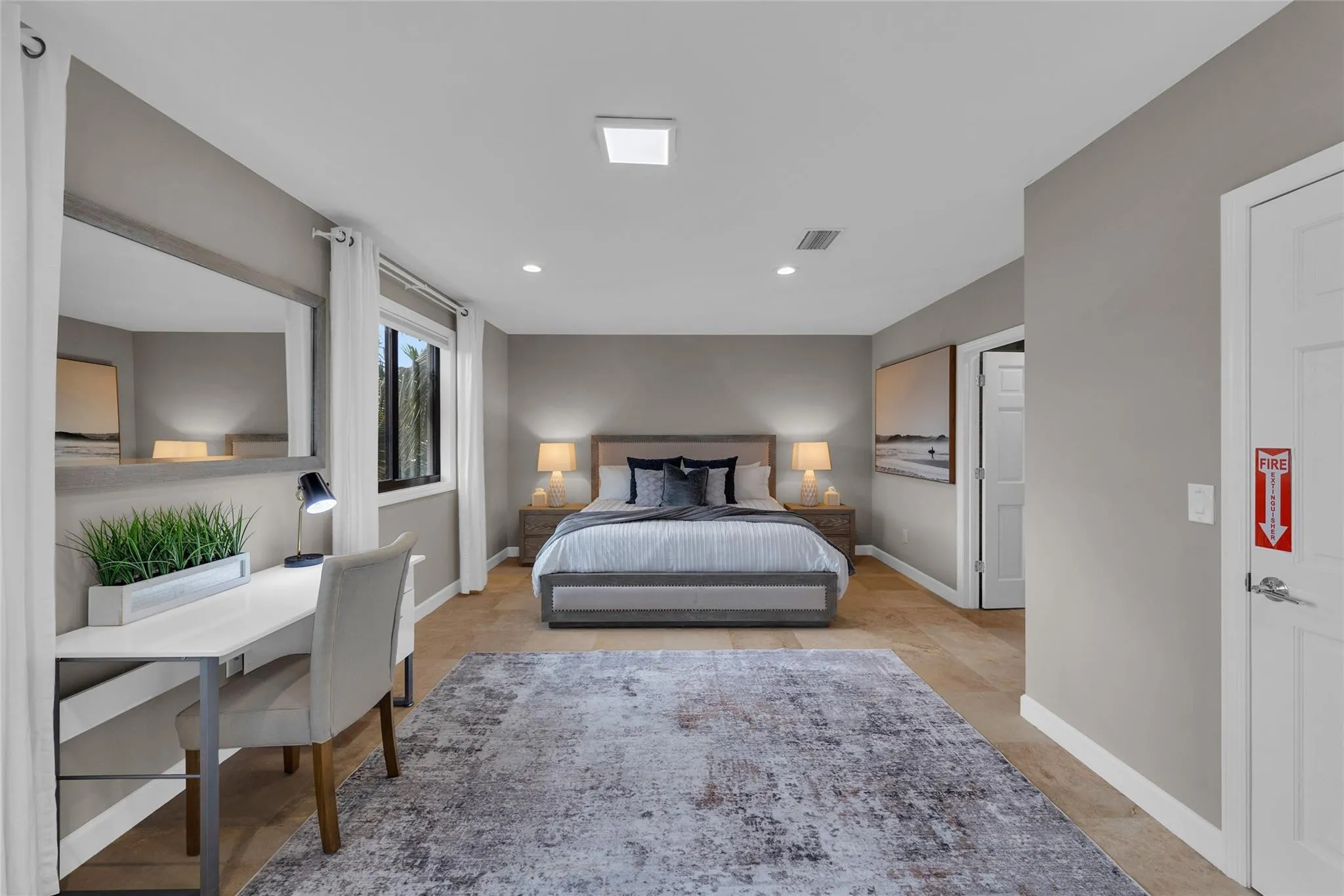 2nd Primary located on 3rd Floor (#2) with En Suite Bathroom, Desk & Sitting Area