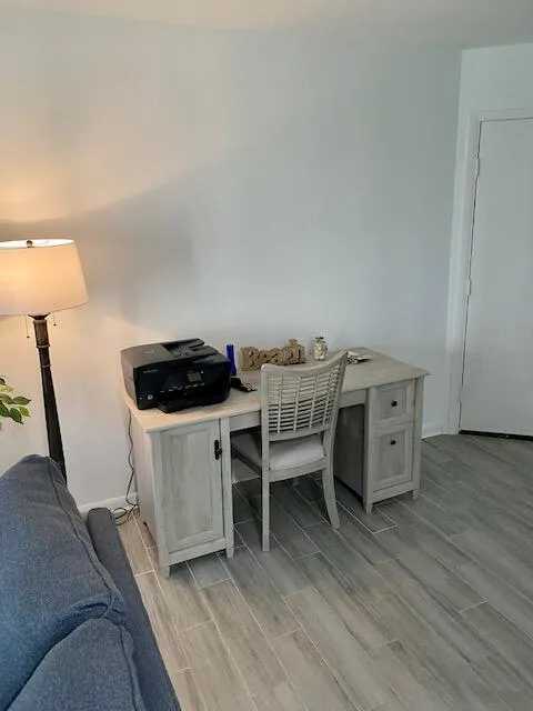 Desk area