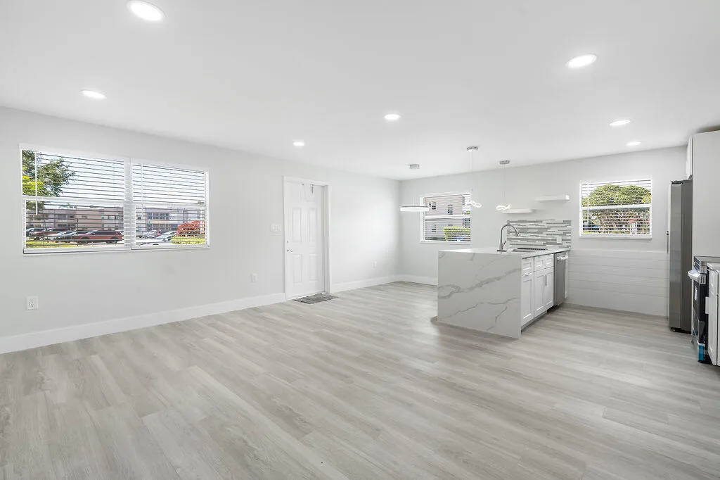 Kitchen and Living Room