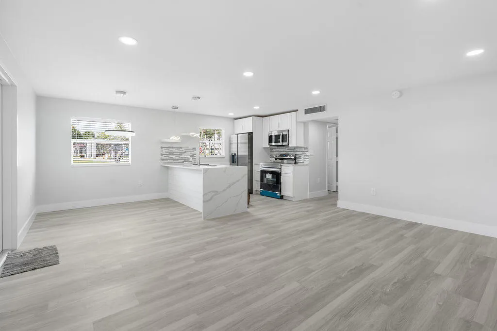 Kitchen and Living Room