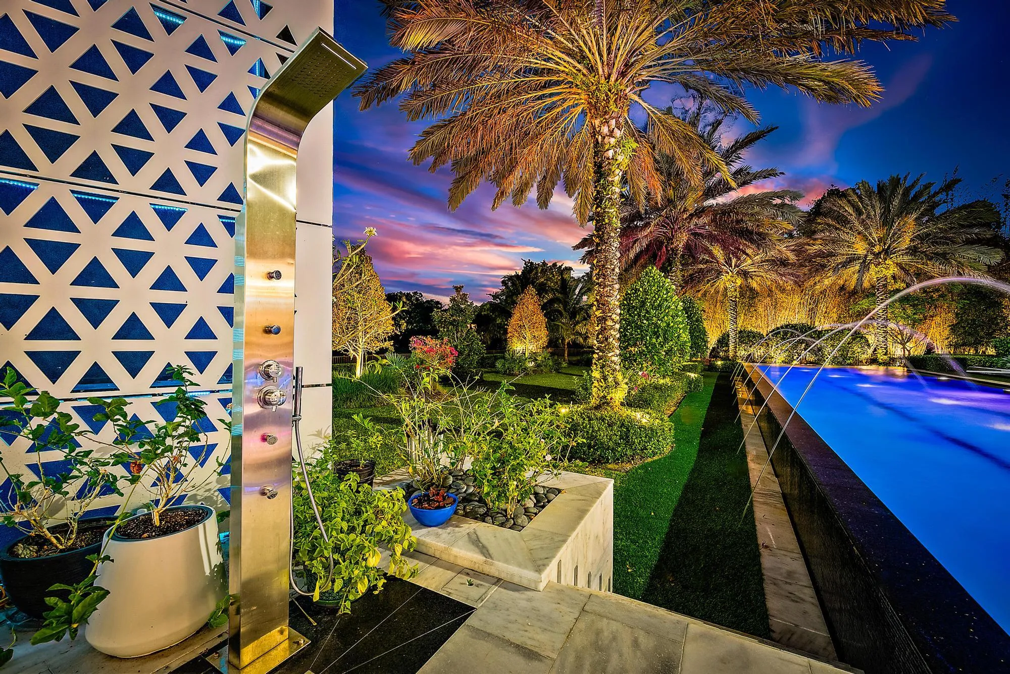 Outdoor shower