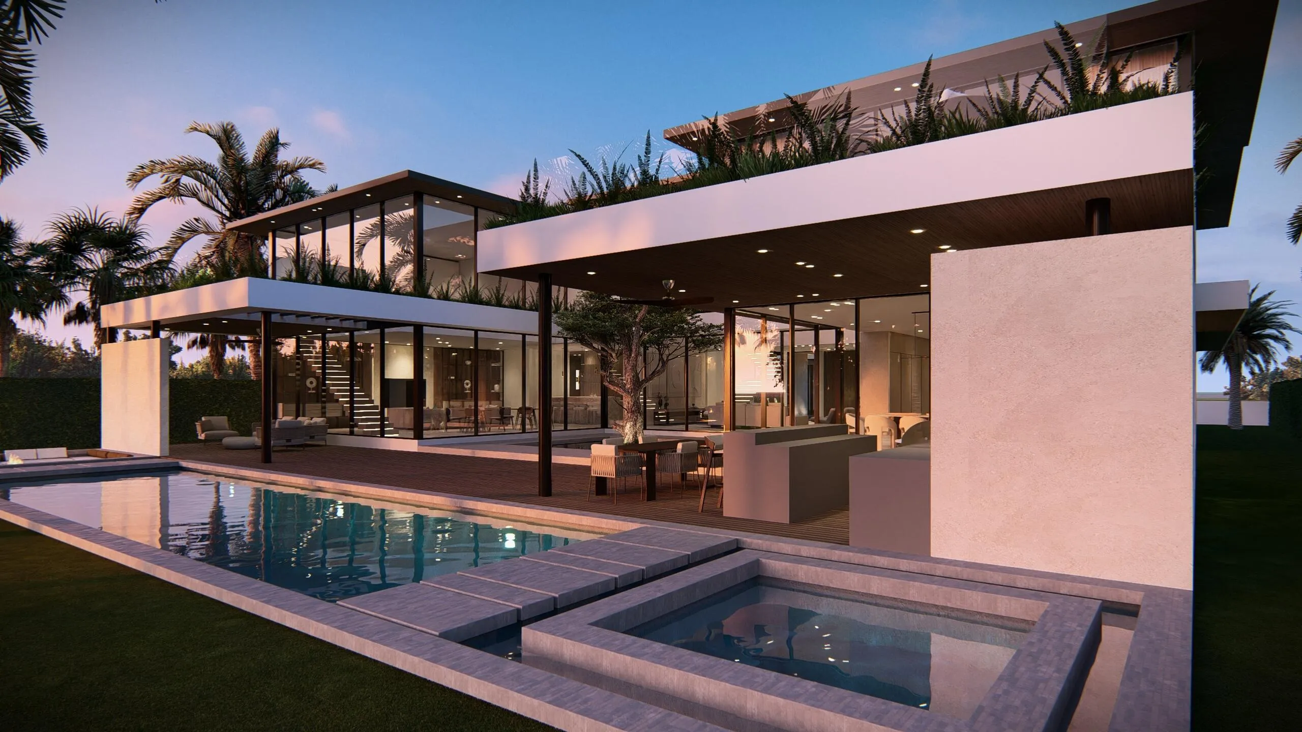 POOL AND SPA
