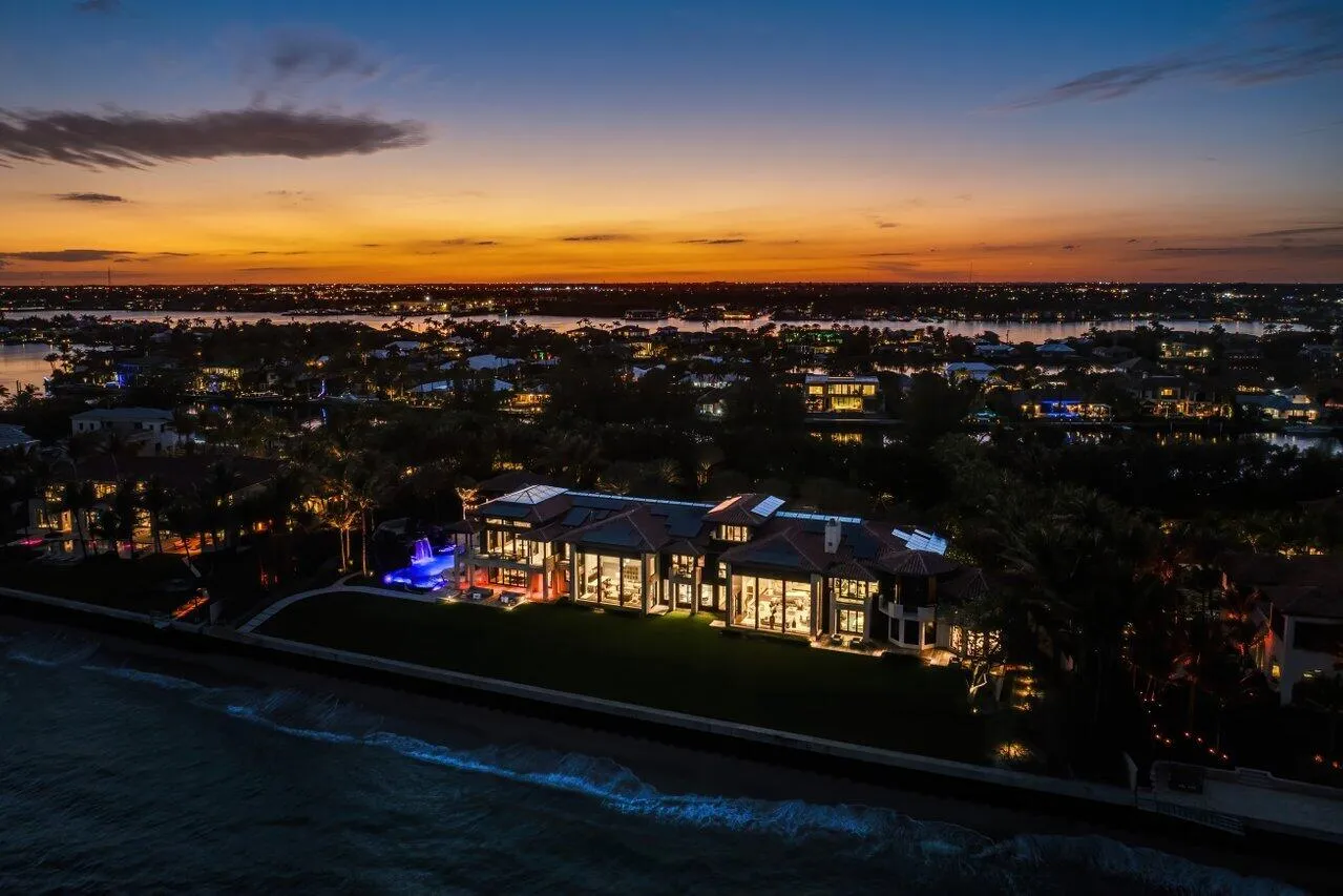 East Aerial Night