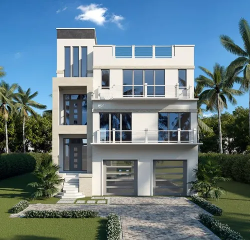 Rendering 3 story house