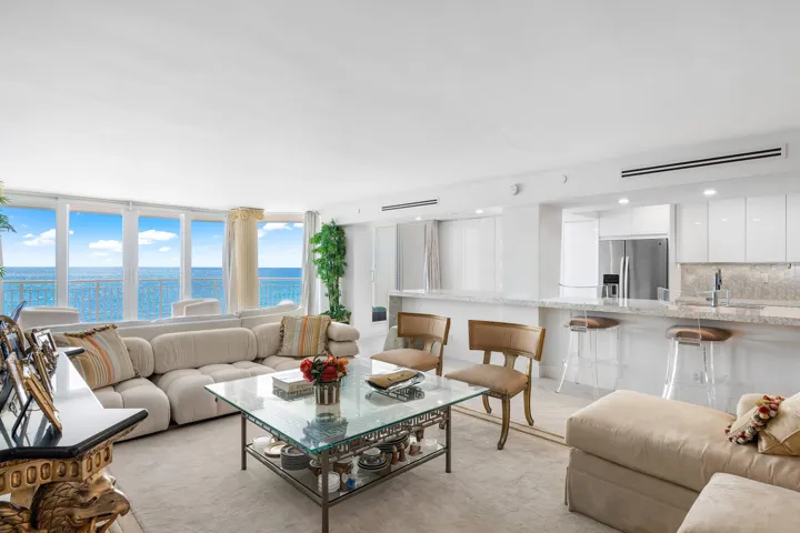 Living Room w Ocean Views