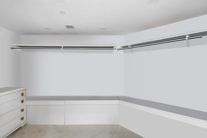 Spacious Primary Closet