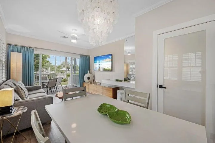 Dining and living area