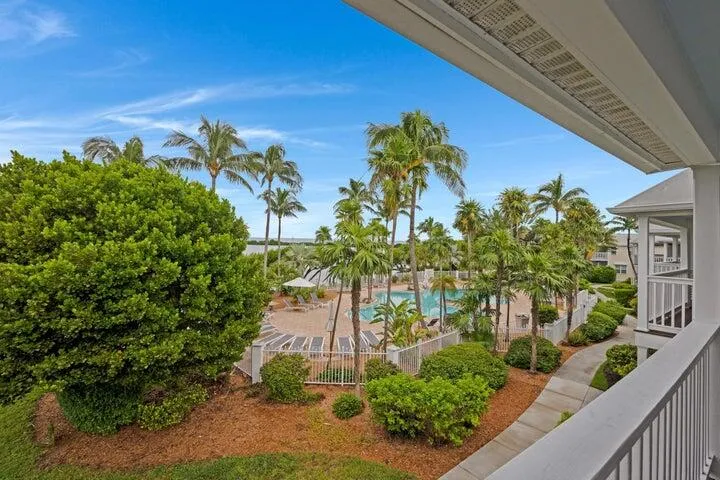 Resort pool view