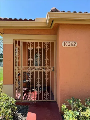 Front Door With Security Features