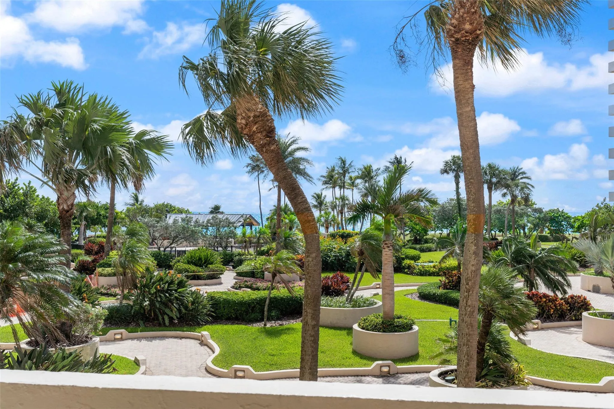 View from patio