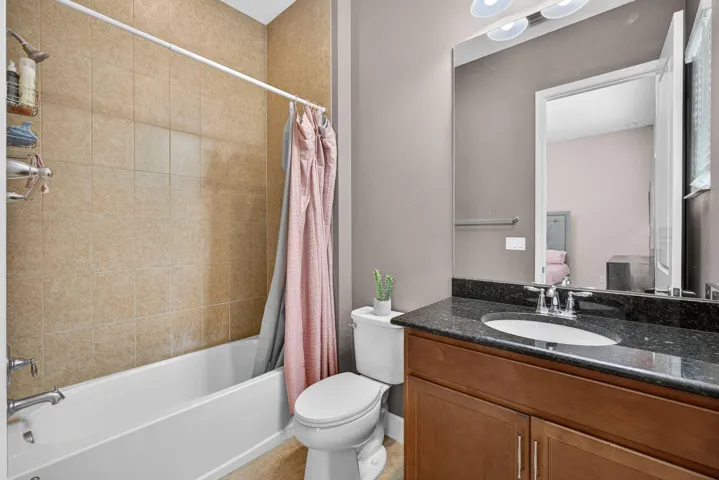 2nd bedroom has a full bath inside room