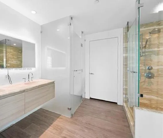 Shower and bathtub