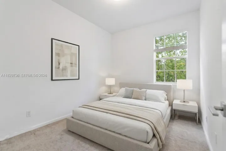 Virtually Staged Third Bedroom