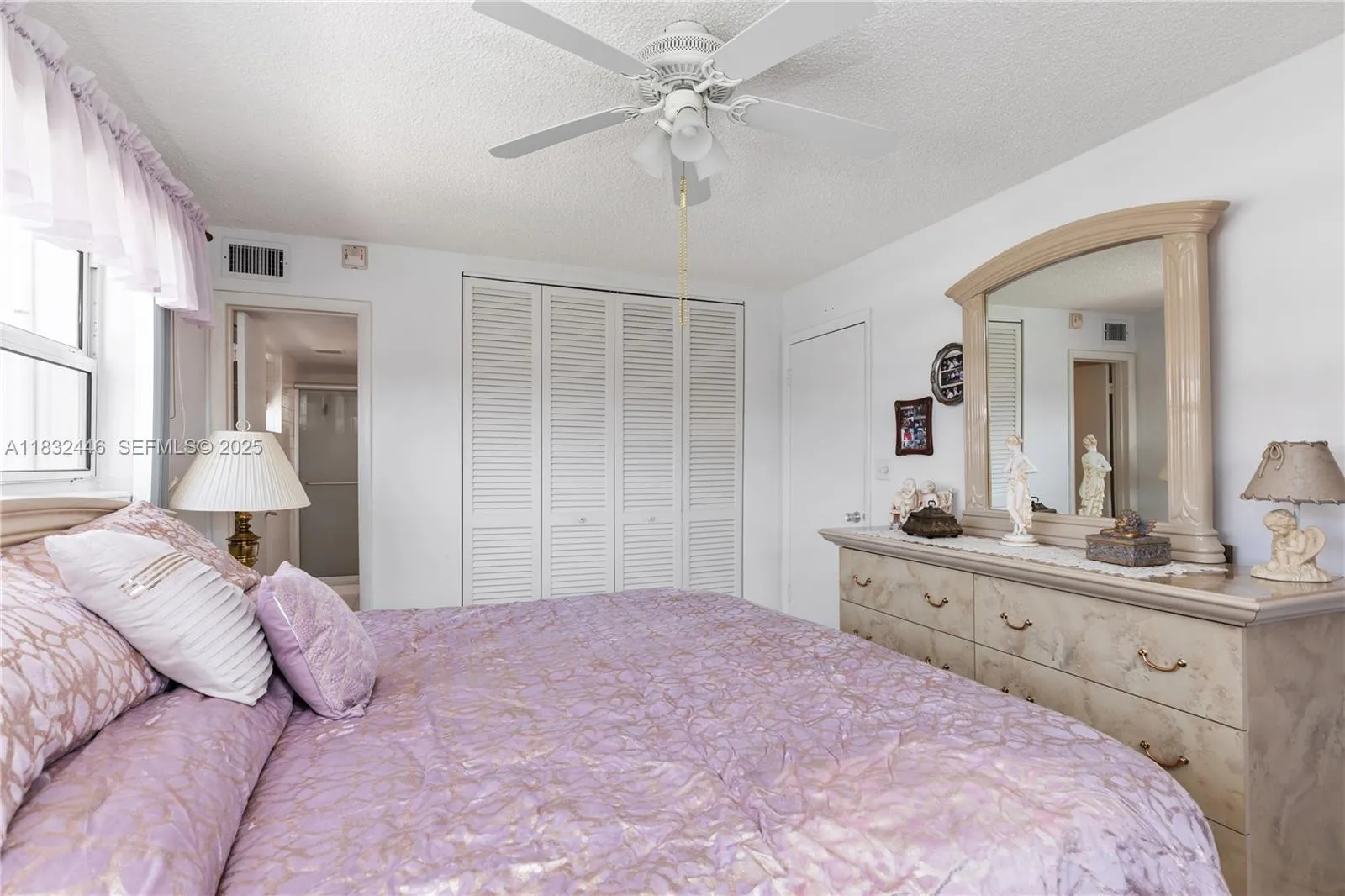 master bedroom with water view