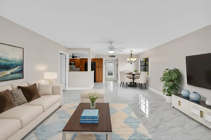 Virtually Staged Living Room