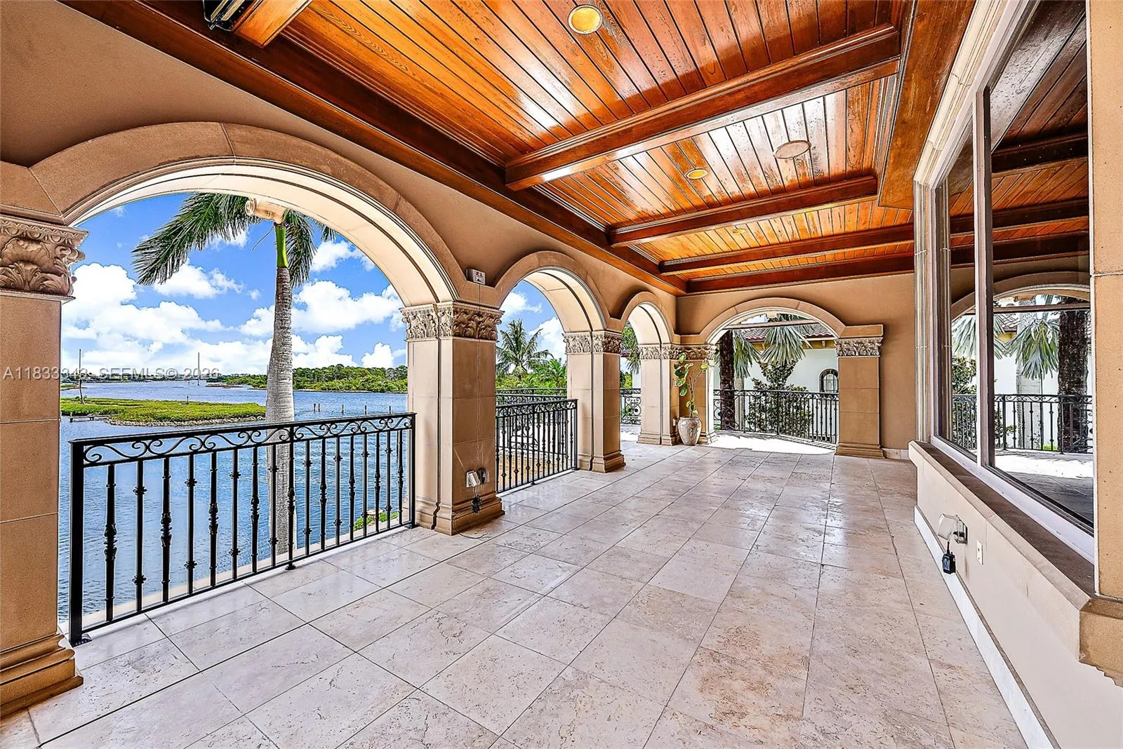 Covered Balcony Upstairs