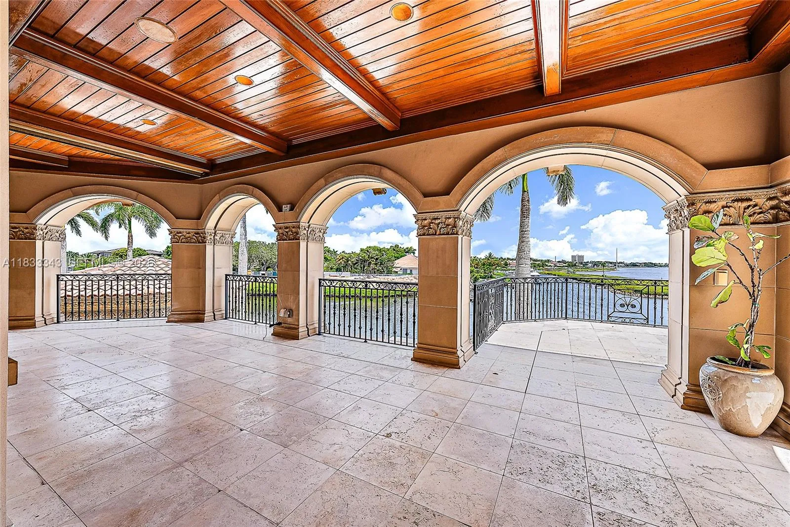 Covered Balcony Upstairs