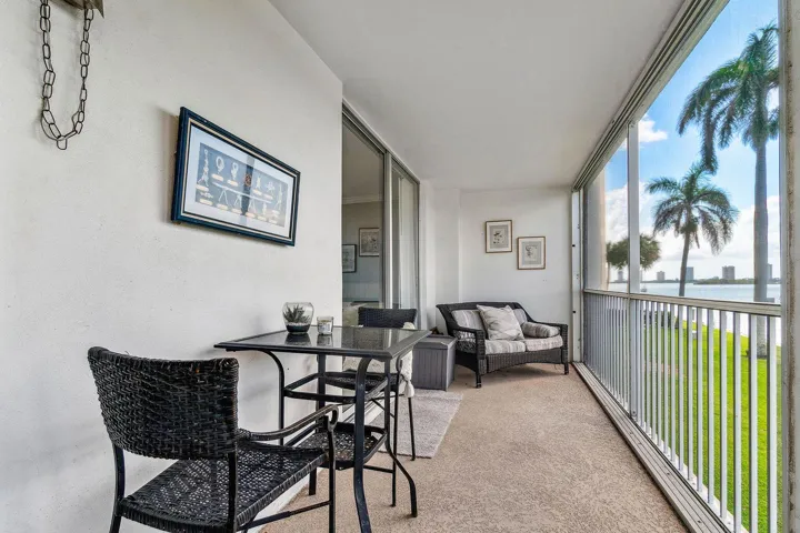 Enjoy the views of the ICW and the Earman River from your balcony