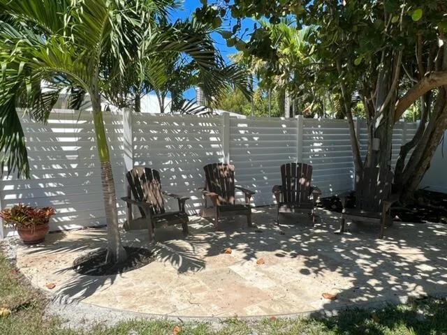 Extra Seating area back yard