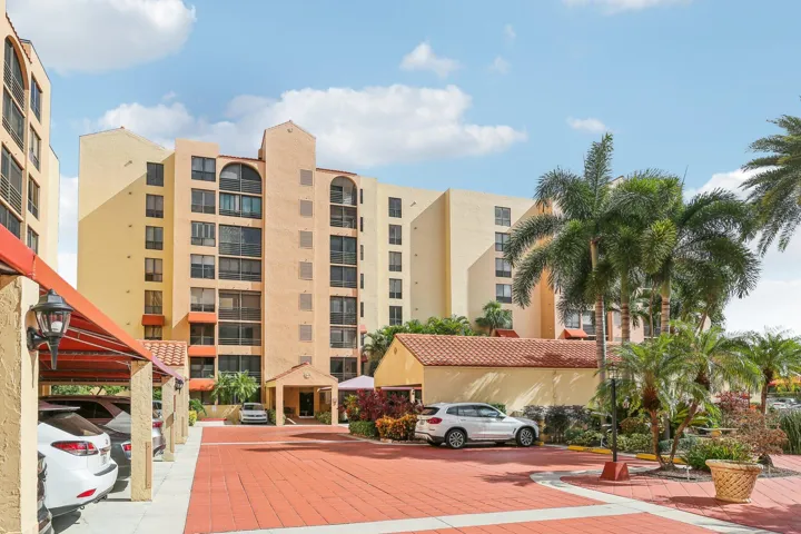 Each tower offers semi-private elevators