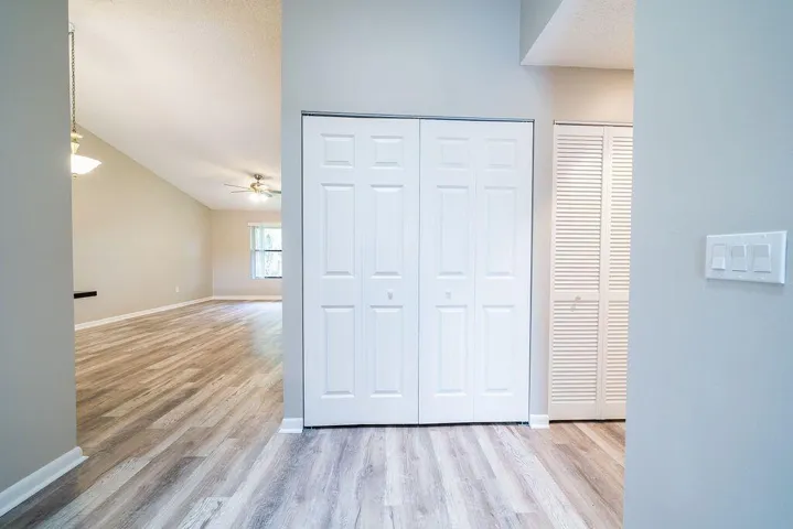 Entrance showing condo unfunished