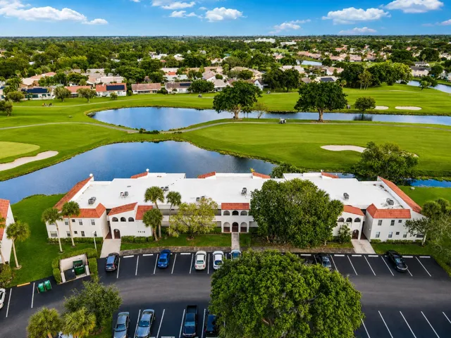 Private End Unit with Golf and Water Views