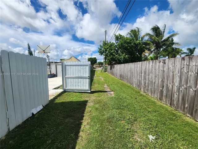 Back of the house with large entrance for your needs!