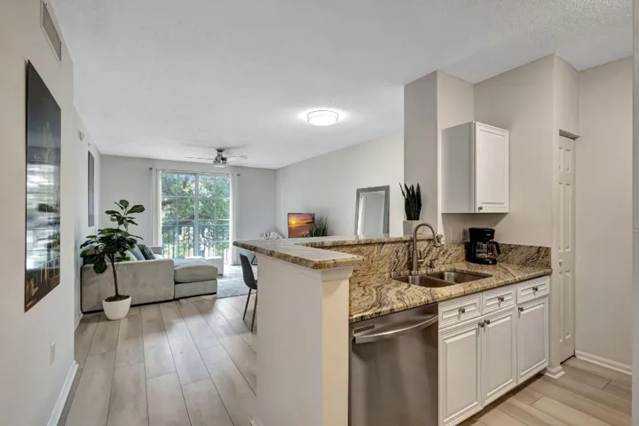 Kitchen and Living Area
