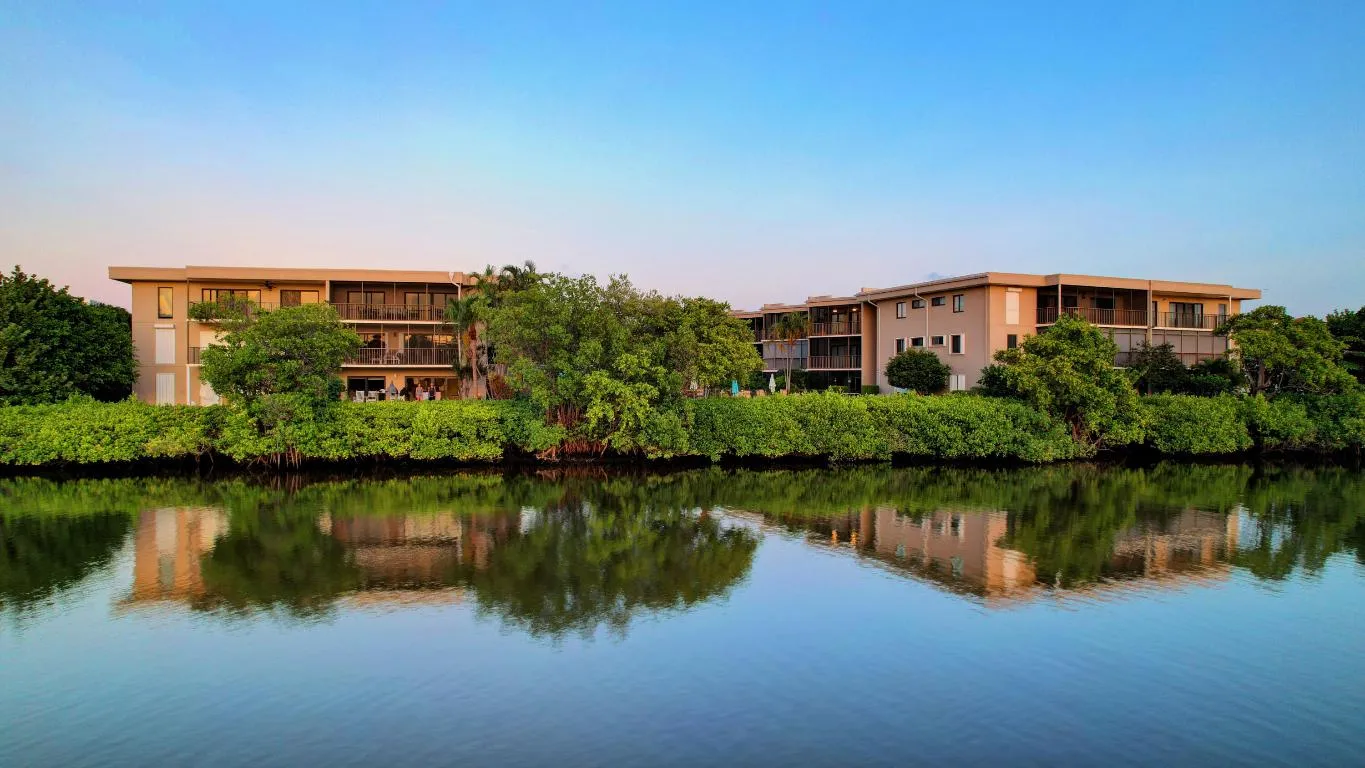 View of building from intracoastal