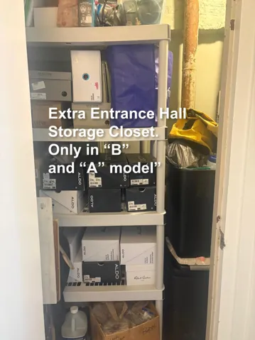 Water Glades entrance hall closet