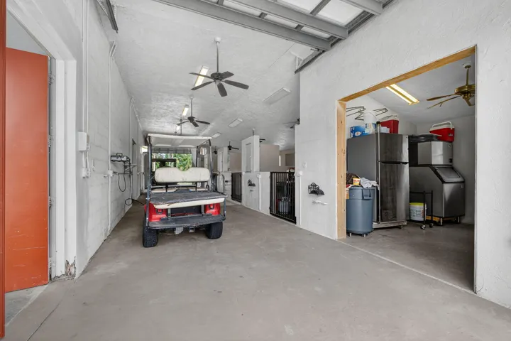 TACK ROOM & HORSE STALLS