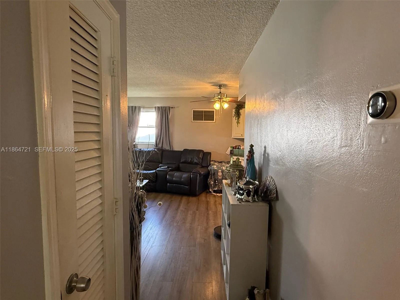 Hallway leading from the bedrooms to the main living area