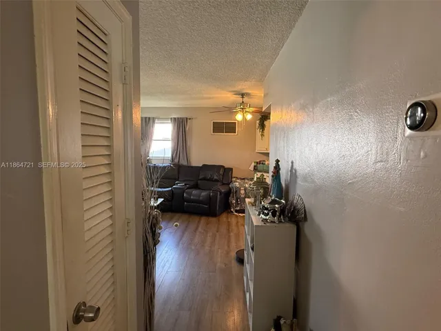 Hallway leading from the bedrooms to the main living area