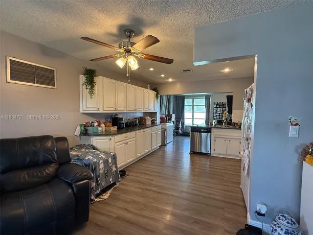 View of the Kitchen from the Living room