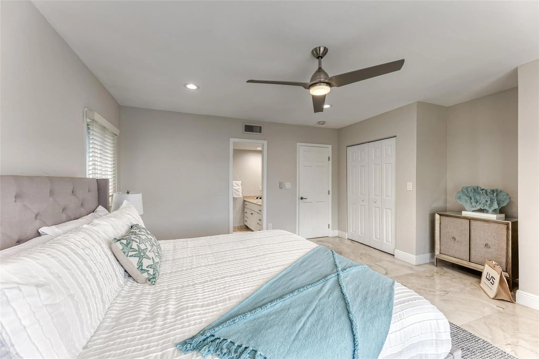BEDROOM #5 (Downstairs) exits to Pool King Size Bed Jack n Jill Bathroom Smart TV