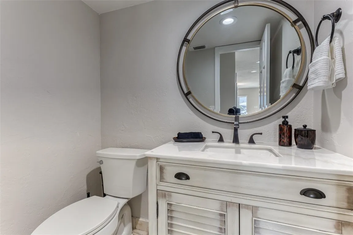 Half Bathroom located Downstairs