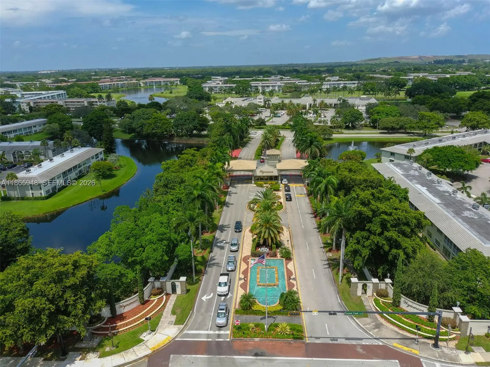 Coconut Creek Gated Entrance