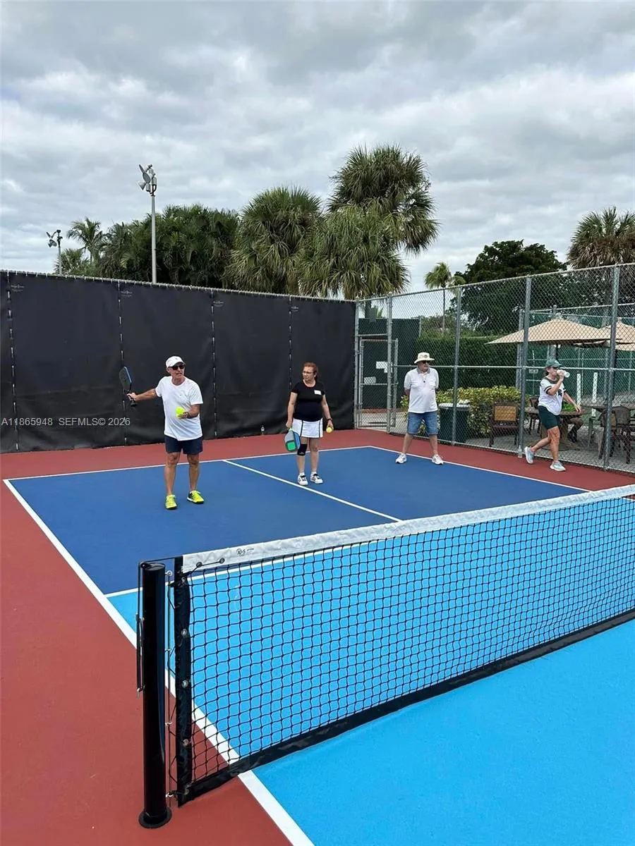 Pickle ball courts and clubs