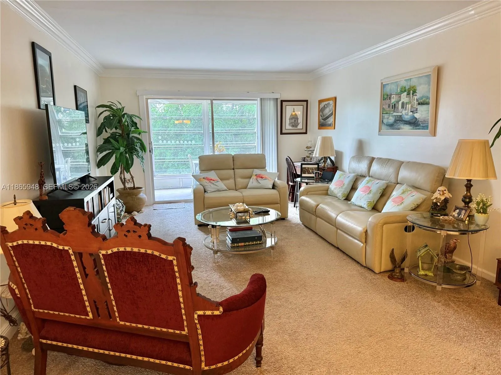 Light and bright living area